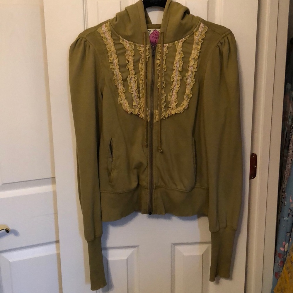 Free people cropped hoodie